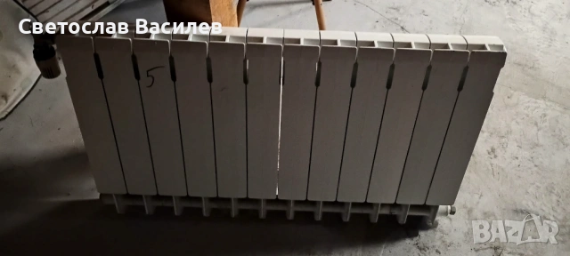 Продавам алуминиеви радиатори за парно - запазени, снимка 5 - Радиатори - 53146900