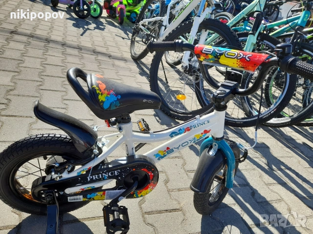 BYOX Велосипед 12" PRINCE бял, снимка 3 - Велосипеди - 53758883