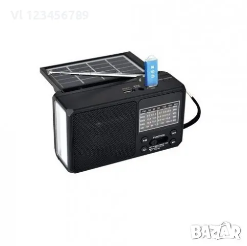 FM Bluetooth радио със соларно зареждане, снимка 4 - Радиокасетофони, транзистори - 48266786