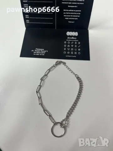 Сребърна гривна 925, снимка 6 - Гривни - 49538689