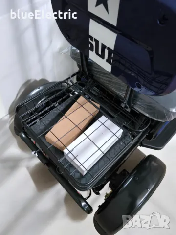 Електрическа триместна триколка blueElectric C1 1800W | 48V | 24Ah | DARK BLUE, снимка 13 - Мотоциклети и мототехника - 49745556