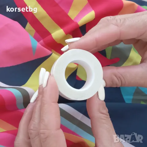 Резервна Ролка Двойнозалепващо Тиксо за Тяло и Дрехи 5м, модел 3224, снимка 1