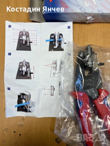 Клещи за сваляне на изолация Knipex , снимка 7 - Клещи - 53826417