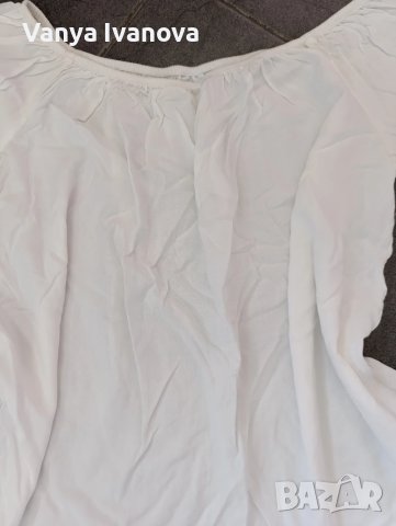 Lascana бяла памучна рокля за плаж, снимка 7 - Рокли - 50747393