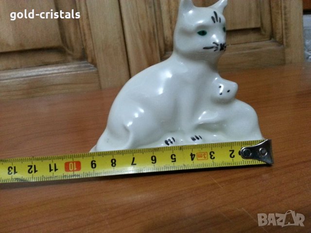 Порцеланова фигурка  котенца, снимка 4 - Антикварни и старинни предмети - 34571174
