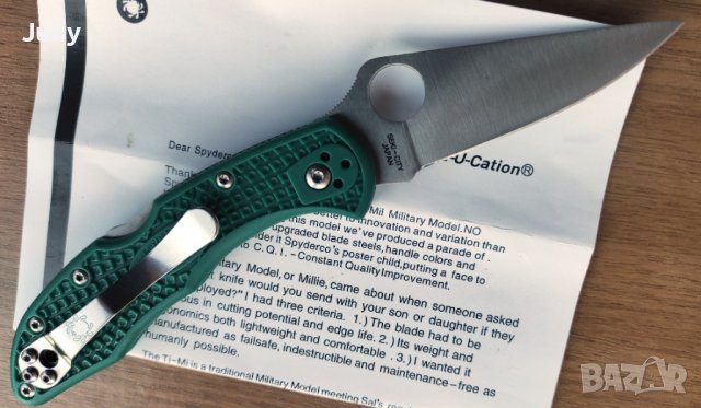 Spyderco Delica 4, снимка 8 - Ножове - 39228369