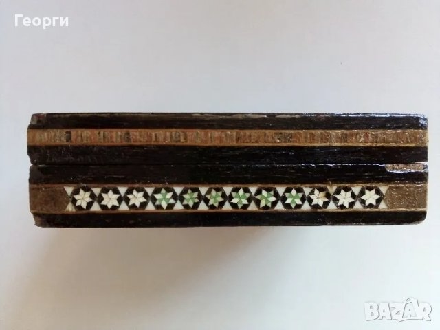 Старинна дървена кутия, снимка 2 - Антикварни и старинни предмети - 46467825
