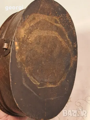 стара ламаринена кутия 23/3, снимка 6 - Антикварни и старинни предмети - 49348244