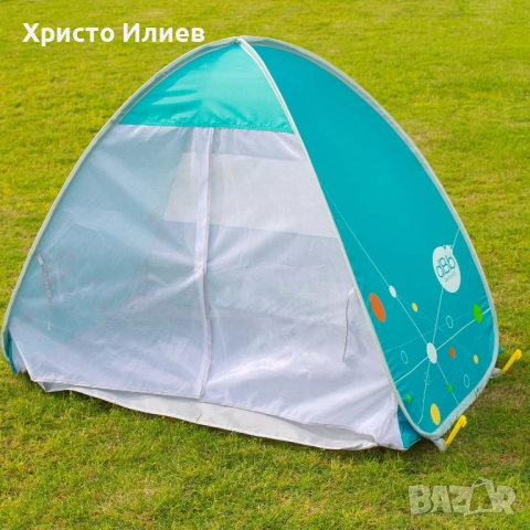 Сгъваема палатка за деца с UV защита pop up с подложка за плаж къмпинг градина, снимка 8 - Палатки - 52833051
