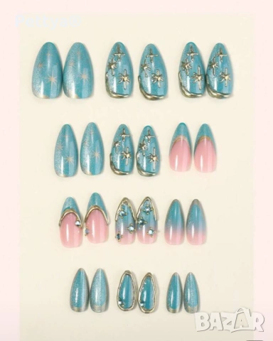 Изкуствени нокти 24бр. №12, снимка 2 - Продукти за маникюр - 53281852