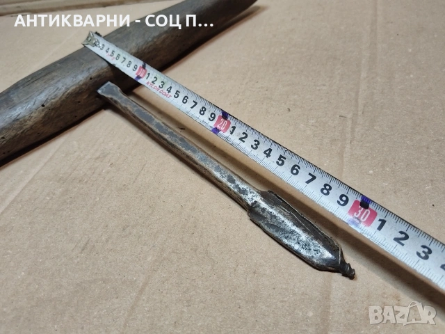 Стара Кована Дърводелска Бургия. / НОМЕР 1593., снимка 7 - Антикварни и старинни предмети - 53669969