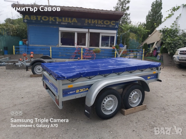 Туристическо ремарке VESTA LIGHT 23DA с плосък брезент