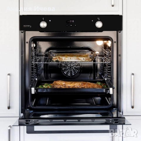 Вградена многофункционална фурна Taurus HM978BKD – 78 л, 3100 W, WaterSteam Clean, клас A, снимка 5 - Печки, фурни - 52008023