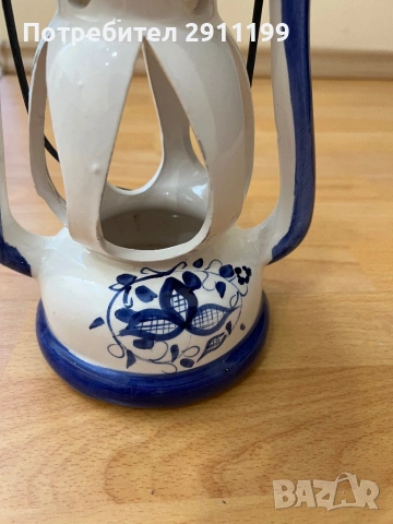 Декоративен керамичен фенер, снимка 8 - Декорация за дома - 53837313