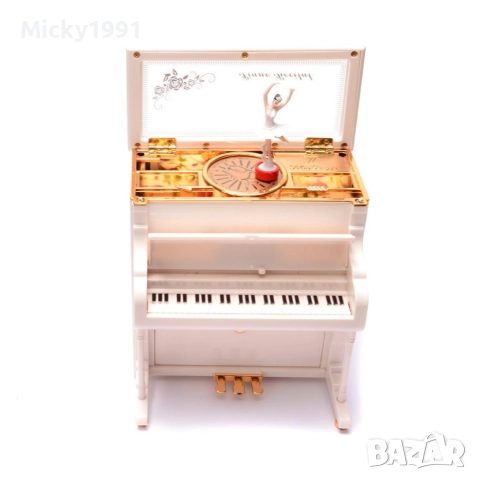 Музикална кутия пиано с балерина 
