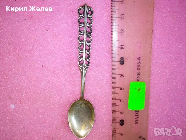СТАРА НЕМСКА АЖУРНА КОЛЕКЦИОНЕРСКА СРЕБЪРНА ЛЪЖИЧКА За КАФЕ СРЕБРО 800 ПРОБА 43003