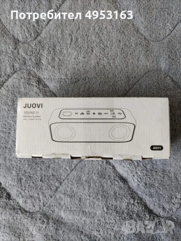 Преносим безжичен високоговорител Juovi sound J 1, снимка 6 - Bluetooth тонколони - 56148655