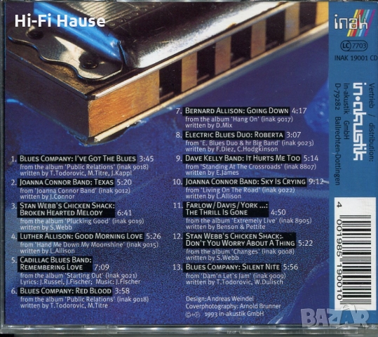 Fresh Blues-the inak blues-connection, снимка 2 - CD дискове - 36035954
