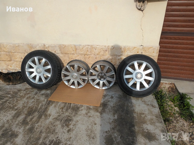 Продавам 4бр. алуминиеви джанти от Toyota Avensis 2001 година заедно с 2 бр. гуми., снимка 4 - Гуми и джанти - 51578493