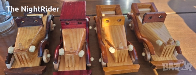 Дървени колички