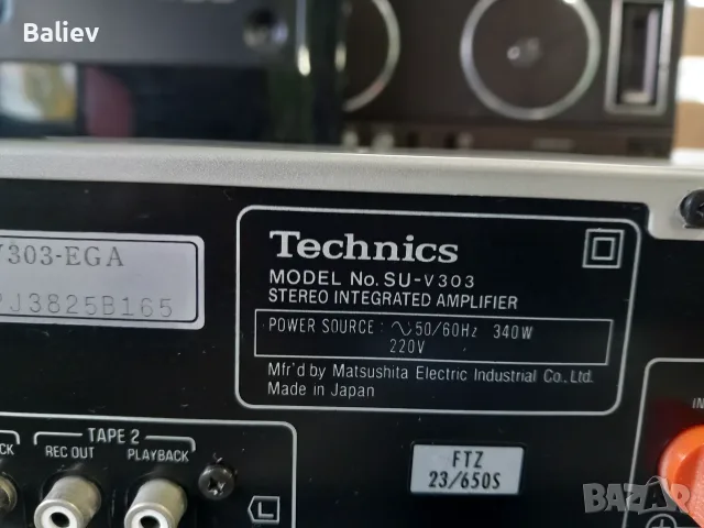 TECHNICS SU-V303 усилвател, снимка 12 - Ресийвъри, усилватели, смесителни пултове - 56048784