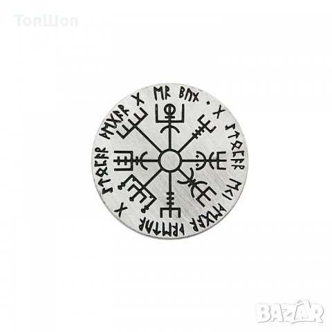 Викинг руна компас монета, снимка 3 - Нумизматика и бонистика - 39880697