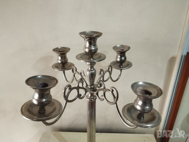 ретро метален свещник, снимка 2 - Други ценни предмети - 44261757
