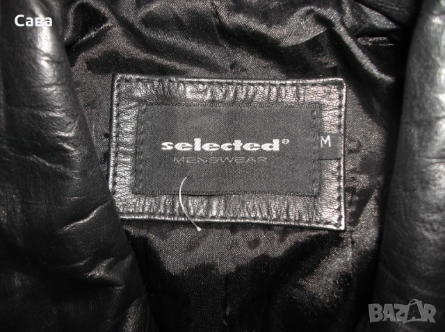 Кожено яке SELECTED  мъжко,М, снимка 6 - Якета - 53818001