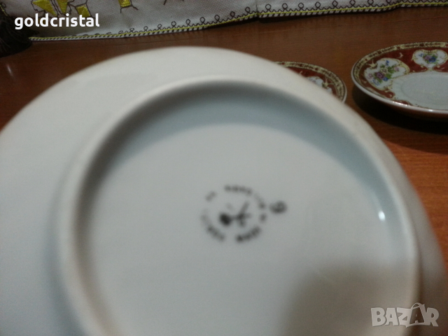 Стар български порцелан чинии , снимка 6 - Антикварни и старинни предмети - 44783997