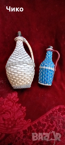 2бр стари стъклени дамаджанки, снимка 9 - Антикварни и старинни предмети - 52448707
