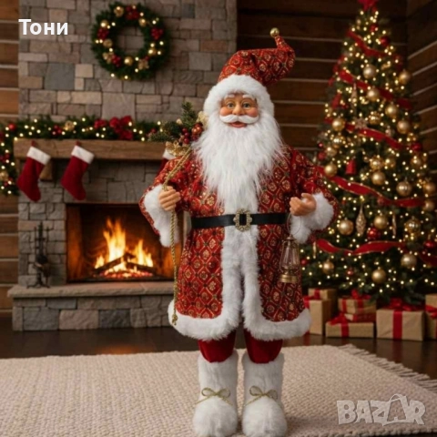 Внеси коледно вълшебство у дома – фигура на Дядо Коледа, снимка 8 - Декорация за дома - 52451507