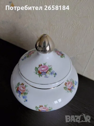 Бонбониера, английска, вис.17см., снимка 4 - Декорация за дома - 56178411