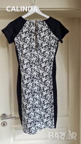 Reserved рокля по тялото с оптичен ефект и дантела, снимка 2 - Рокли - 44762063