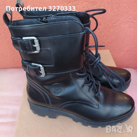 Дамски боти от естествена кожа , снимка 3 - Дамски боти - 52252177