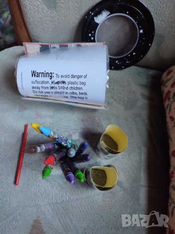 Star wars can тенекияна кутия нова неизползвана със стикери и креда, снимка 6 - Колекции - 42290751