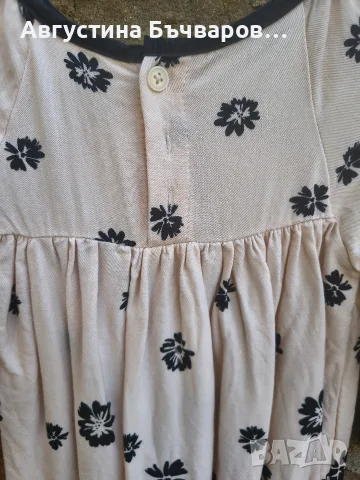 Рокля (пролет-лято), размер 9-12 м, снимка 2 - Бебешки рокли - 55769326
