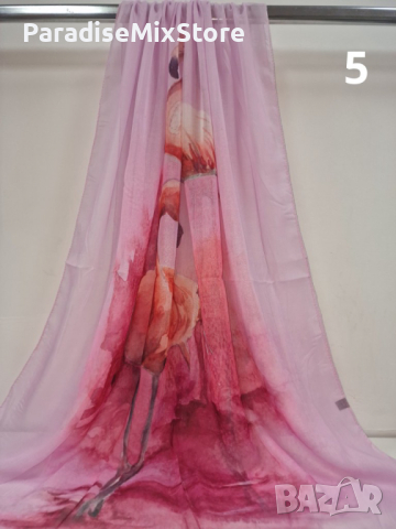 Дамски шал с флорални шарки 1.80х0.90см Различни шарки, снимка 5 - Шалове - 44718399