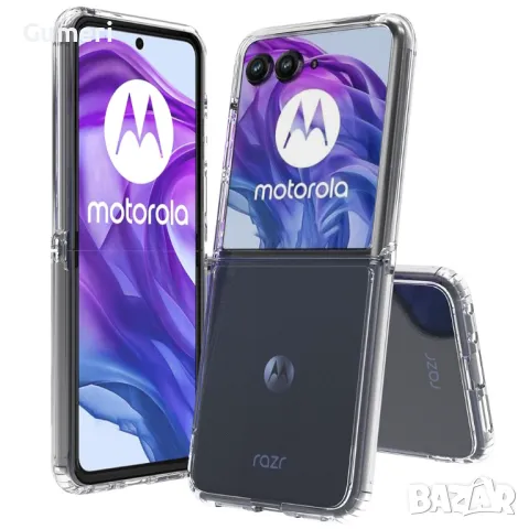 Хибриден кейс, прозрачен За Motorola Razr 50 Ultra, снимка 2 - Калъфи, кейсове - 47640644