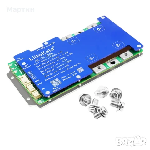 BMS БМС 12V 24V LIFEPO4 4S 100A 200A с Bluetooth, снимка 6 - Друга електроника - 51415088