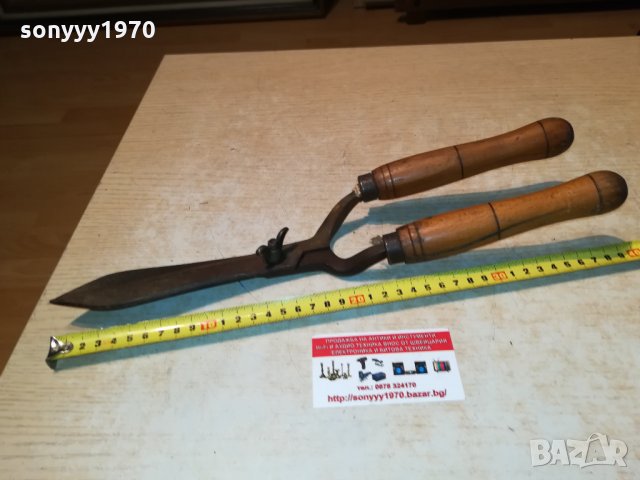 СТАРИ НЕМСКИ НОЖИЦИ-40СМ ВНОС ГЕРМАНИЯ 2109211939, снимка 3 - Антикварни и старинни предмети - 34209865
