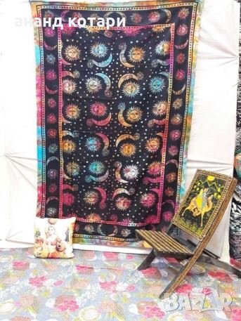 Ръчно изработени индийски чаршафи от плътен, качествен памук, снимка 8 - Спално бельо - 21236463