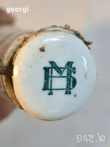 ретро лимонадено шише с порцеланова запушалка 20/4, снимка 2 - Антикварни и старинни предмети - 49149379