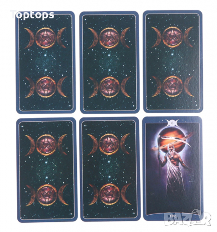 Комплект от 2 таро колоди: The Book of Shadows Tarot As Above So Below, снимка 12 - Други игри - 36329609