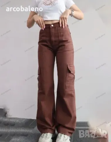 Универсални дамски ежедневни панталони със средна талия, 8цвята , снимка 11 - Панталони - 48278144