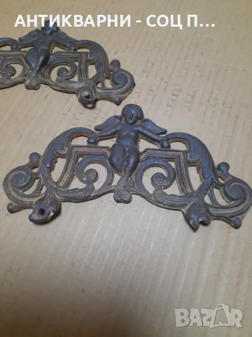 Стари Метални Орнаменти Ангелчета., снимка 9 - Антикварни и старинни предмети - 49029109