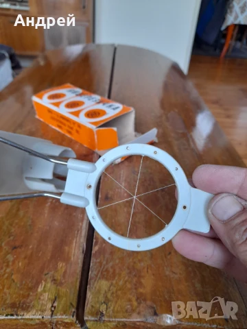 Стар уред за рязане на яйца,яйцерезачка #4, снимка 5 - Други ценни предмети - 51031698