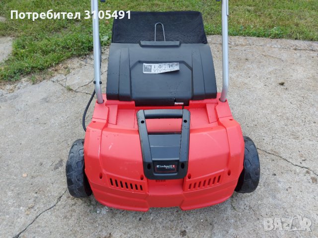 Аератор 2 бр.вертикулатор Einhell с кош електрически, снимка 3 - Градинска техника - 41313951