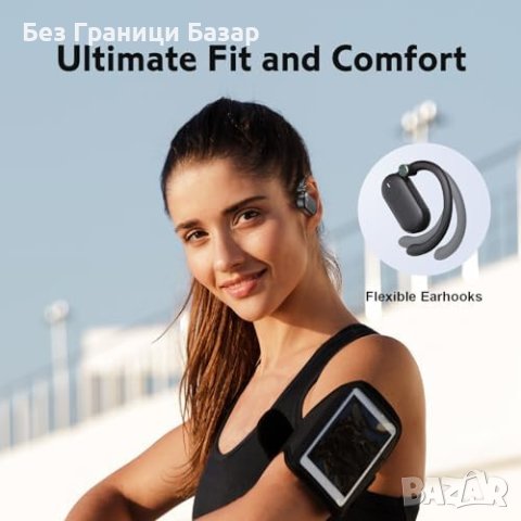 Нови Open Ear F15 - Иновативни Слушалки с Костна Проводимост и 60ч Плейтайм, снимка 7 - Bluetooth слушалки - 44260856