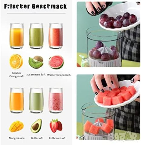 Нова Акумулаторна сокоизстисквачка за цитрусови плодове/USB четка за почистване, снимка 7 - Външни лампи - 41573222