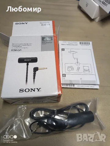 Sony ECM-LV1 Кондензатор (Малка диафрагма) Микрофон , снимка 3 - Микрофони - 55963313